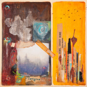 Mixed media landscapes
