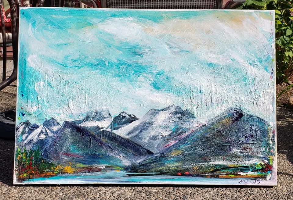 Cheam Range in Turquoise